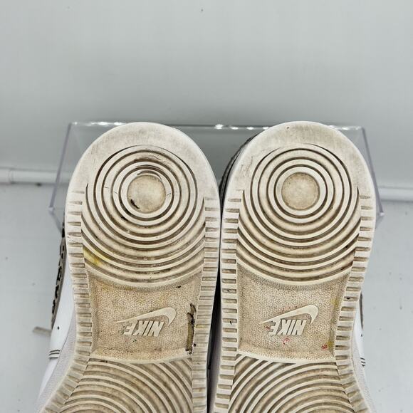 Nike Shoes Womens 9 Court Vision Low White Leopard Swoosh DD9665-100 - Picture 9 of 9